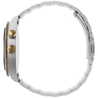 Timex Men's Watch - Waterbury GMT Blue Dial Two Tone Steel Bracelet | TW2U90600VQ ,