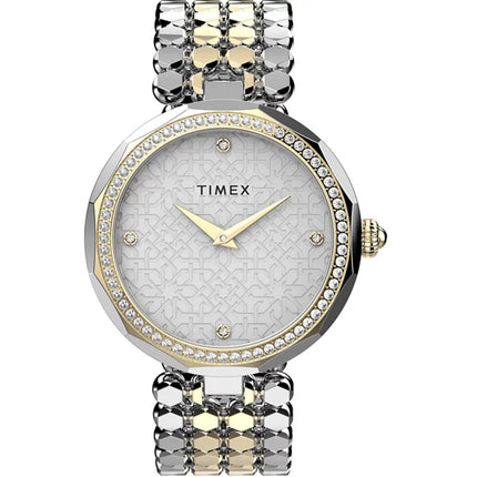 Timex Women's Watch - Asheville Quartz Silver Dial Bracelet Crystal | TW2V02700VQ ,