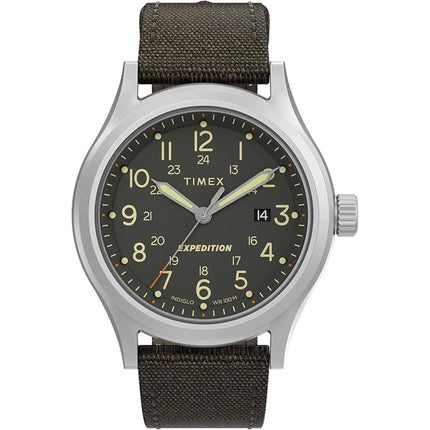 Timex Men's Watch - Expedition North Sierra Olive Green Dial Strap | TW2V07100VQ ,