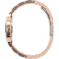 Timex Women's Watch - Peyton Quartz Pink Dial Rose Gold Steel Bracelet | TW2V23400VQ ,