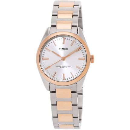 Timex Women's Watch - Highview Quartz Silver Tone Dial Steel Bracelet | TW2V26500VQ ,