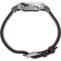 Timex Men's Watch - Standard Quartz Cream Dial Brown Leather Strap | TW2V27600VQ ,