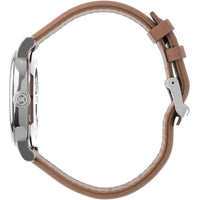 Timex Men's Watch - Standard Quartz Green Dial Brown Leather Strap | TW2V27700VQ ,