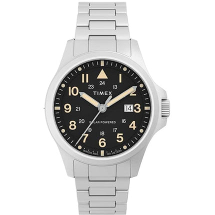 Timex Men's Watch - Expedition North Field Solar Powered Black Dial | TW2V41600JR ,