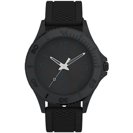 Timex Men's Watch - UFC Quartz 42mm Case Black Dial Silicone Strap | TW2V58000JT ,