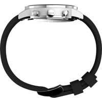 Timex Men's Watch - Midtown Chronograph Green Dial Black Rubber Strap | TW2V70600VQ ,