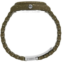 Timex Men's Watch - Legacy Ocean Black Dial Green Plastic Bracelet | TW2V77100JR ,