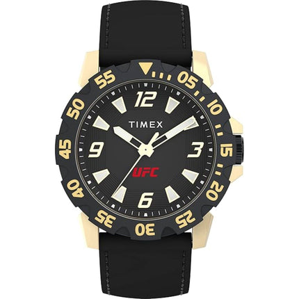 Timex Men's Watch - UFC Champ Quartz Black Dial Silicone Rubber Strap | TW2V84400JR ,