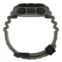 Timex Men's Watch - Boost Shock Grey Digital Dial Green Silicone Strap | TW5M36000VQ ,