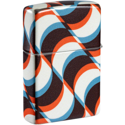 Zippo Windproof Pocket - Lighter Funky Pattern Design Waves 540 Color Finish Metal | 46566 ,