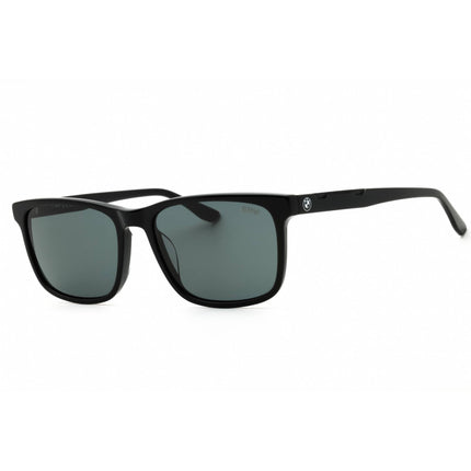 BMW Men's Sunglasses - Shiny Black Acetate Square Shape Full Rim Frame | BW0053-H 01A ,