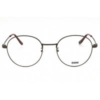 BMW Men's Eyeglasses - Matte Gunmetal Metal Round Shape Full Rim Frame | BW5009 009 ,