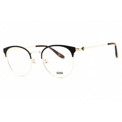 BMW Unisex Eyeglasses - Pale Gold Metal Full Rim Frame Clear Demo Lens | BW5010 032 ,