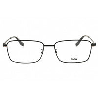 BMW Men's Eyeglasses - Matte Black Metal Rectangular Shape Full Rim Frame | BW5012 002 ,