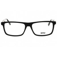 BMW Men's Eyeglasses - Shiny Black Acetate Rectangular Full Rim Frame | BW5062-H 001 ,