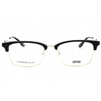 BMW Men's Eyeglasses - Pale Gold Titanium Rectangular Full Rim Frame | BW5074-H 032 ,