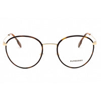 Burberry Men's Eyeglasses - Light Gold/Dark Havana Metal Round Frame | 0BE1373 1109 ,