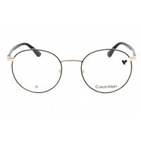 Calvin Klein Unisex Eyeglasses - Black Metal Round Shape Full Rim Frame | CK23106 001 ,