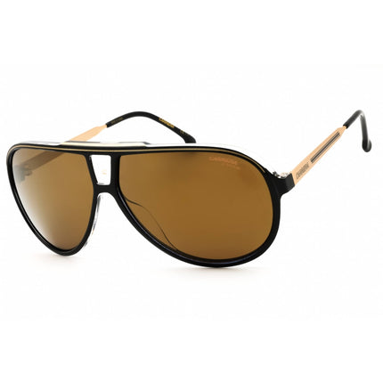 Carrera Men's Sunglasses - Black Gold Plastic Aviator Frame | CARRERA 1050/S 02M2 YL ,