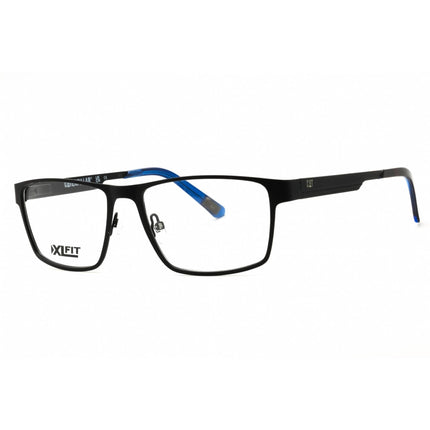 Caterpillar Men's Eyeglasses - Matte Black Metal Rectangular | CTO TWINTHREAD 004 ,