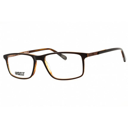 Caterpillar Men's Eyeglasses - Brown Amber Horn Plastic Rectangular | CTO3001 103 ,