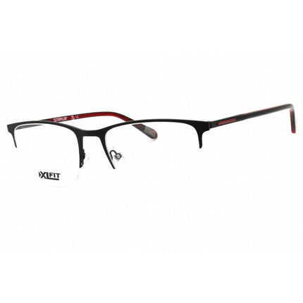 Caterpillar Men's Eyeglasses - Matte Black Metal Rectangular Half Rim | CTO3002 004 ,