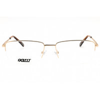 Caterpillar Men's Eyeglasses - Matte Gold Metal Rectangular Half Rim | CTO3010 001 ,