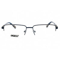Caterpillar Men's Eyeglasses - Navy Metal Rectangular Half Rim Frame | CTO3011 006 ,
