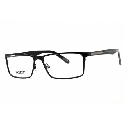 Caterpillar Men's Eyeglasses - Black Metal Rectangular Full Rim Frame | CTO3021 004 ,