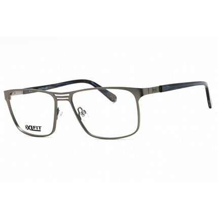 Caterpillar Men's Eyeglasses - Matte Gunmetal Metal Rectangular Frame | CTO3024 005 ,