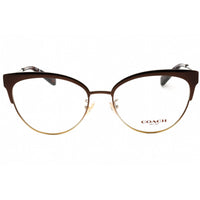 Coach Women's Eyeglasses - Shiny Brown/Silver/Light Gold Metal Frame | 0HC5108 9339 ,