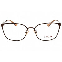 Coach Women's Eyeglasses - Satin Dark Brown Metal Cat Eye Shape Frame | 0HC5135 9276 ,