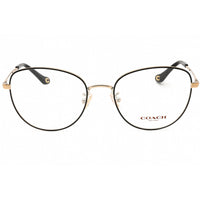 Coach Women's Eyeglasses - Black/Light Gold Metal Cat Eye Shape Frame | 0HC5137 9346 ,