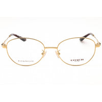 Coach Women's Eyeglasses - Light Gold Titanium Oval Full Rim Frame | 0HC5153TD 9005 ,