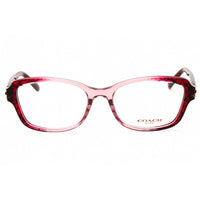 Coach Women's Eyeglasses - Transparent Gradient Red Cat Eye Full Rim | 0HC6193U 5709 ,