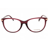 Coach Women's Eyeglasses - Transparent Purple Plastic Cat Eye Frame | 0HC6220F 5773 ,