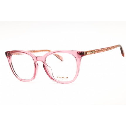 Coach Women's Eyeglasses - Transparent Berry Red Plastic Cat Eye Frame | 0HC6222U 5800 ,