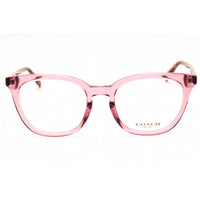 Coach Women's Eyeglasses - Transparent Berry Red Plastic Cat Eye Frame | 0HC6222U 5800 ,