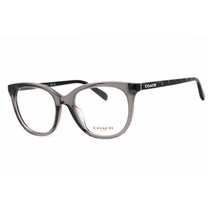 Coach Women's Eyeglasses - Transparent Grey Plastic Cat Eye Frame | 0HC6223U 5785 ,