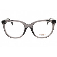 Coach Women's Eyeglasses - Transparent Grey Plastic Cat Eye Frame | 0HC6223U 5785 ,