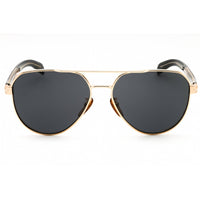 David Beckham Men's Sunglasses - Gold Black Metal Aviator Frame | DB 1121/G/S 0RHL IR ,
