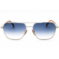 David Beckham Men's Sunglasses - Silver/Havana Metal Aviator | DB 1128/G/S 0YL7 08 ,