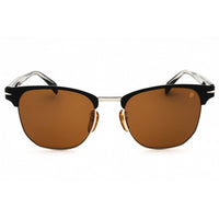 David Beckham Men's Sunglasses - Matte Black Silver Metal Frame | DB 7057/F/S 0124 70 ,