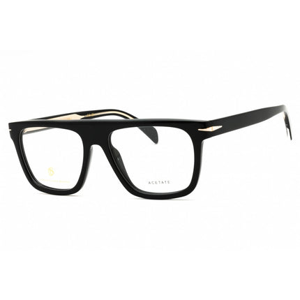 David Beckham Men's Eyeglasses - Black Plastic Square Full Rim Frame | DB 7096 0807 00 ,