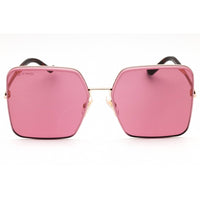 Etro Women's Sunglasses - Gold Copper Metal Oversized Frame | ETRO 0034/S 0DDB W9 ,