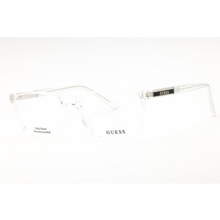 Guess Men's Eyeglasses - Black/Crystal Injected Propionate Square Frame | GU1982 003 ,