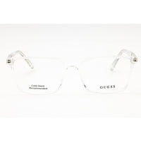 Guess Men's Eyeglasses - Black/Crystal Injected Propionate Square Frame | GU1982 003 ,