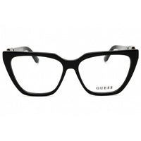 Guess Women's Eyeglasses - Shiny Black Acetate Cat Eye Full Rim Frame | GU2985 001 ,