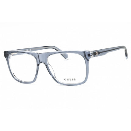 Guess Men's Eyeglasses - Grey/Other Acetate Square Shape Full Rim Frame | GU50089 020 ,