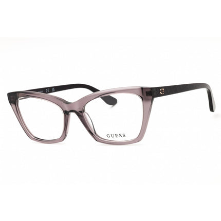 Guess Women's Eyeglasses - Shiny Violet Acetate Cat Eye Full Rim Frame | GU50261 081 ,